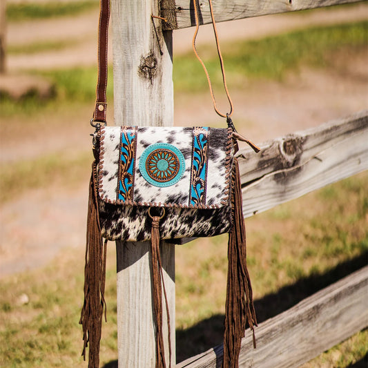 Dreamcatcher Crossbody Leather Bag